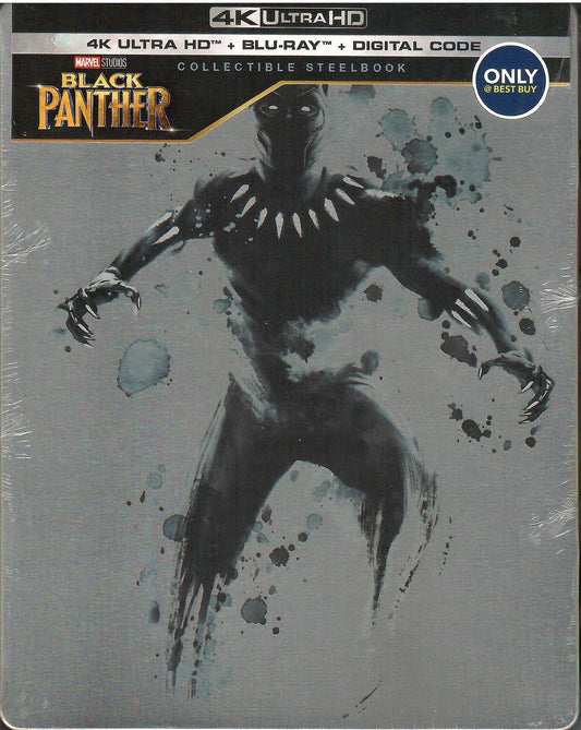 Black Panther 4K SteelBook (2018)(Exclusive)