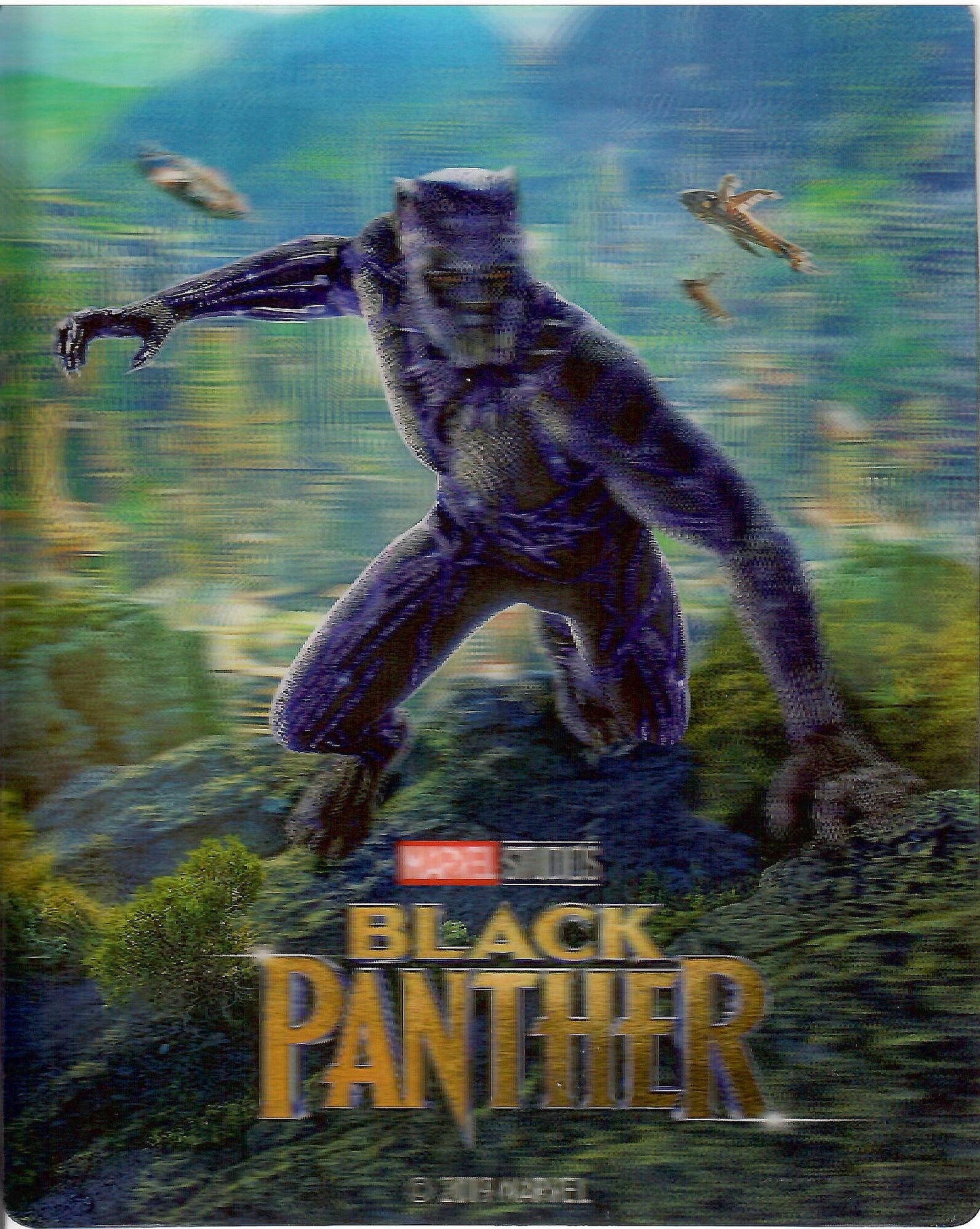 Black Panther Lenticular Magnet For SteelBook (2018)(FAC#122)(Czech)