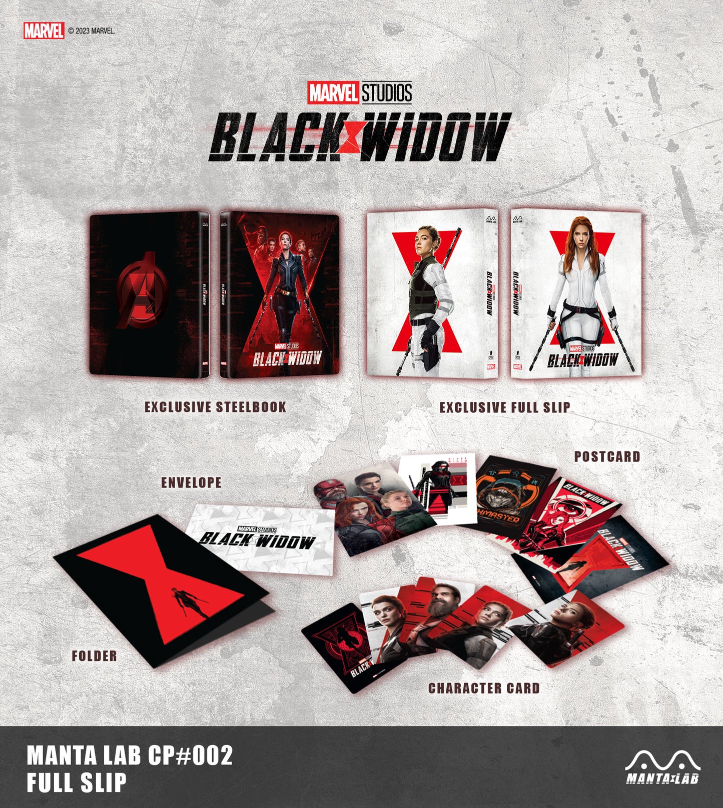 Black Widow 1-Click SteelBook (MCP#002)(EMPTY)(Hong Kong)