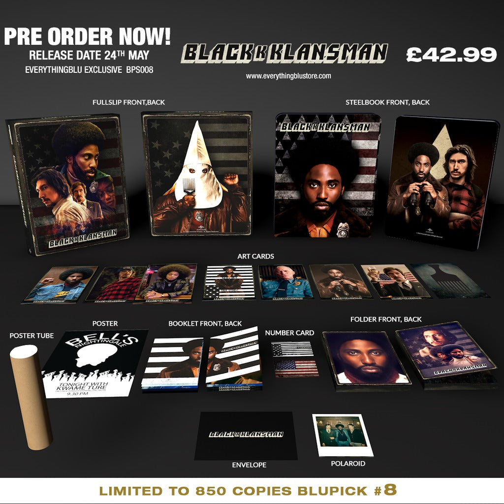 Blackkklansman 4K Full Slip SteelBook (BPS-008)(UK)