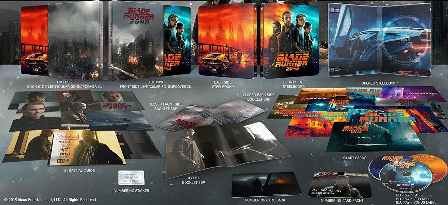 Blade Runner 2049 3D XL Double Lenticular SteelBook (FAC #101)(Czech)