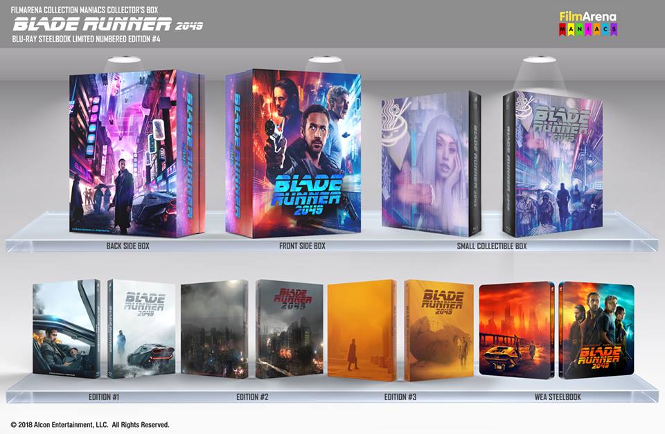 Blade Runner 2049 3D & 4K XL 1-Click SteelBook Maniacs Box Set (FAC #101)(Czech)