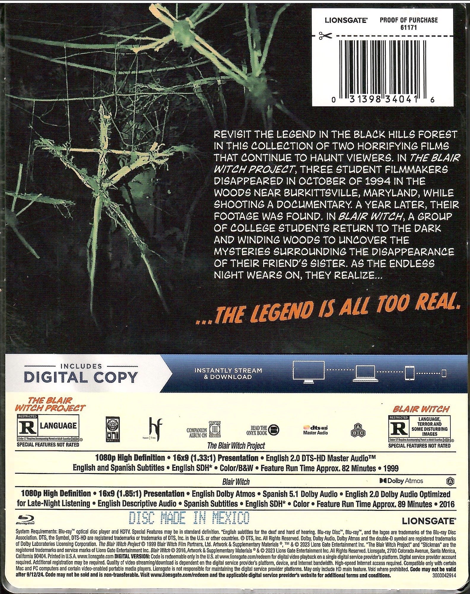 The blair witch project full movie with english online subtitles