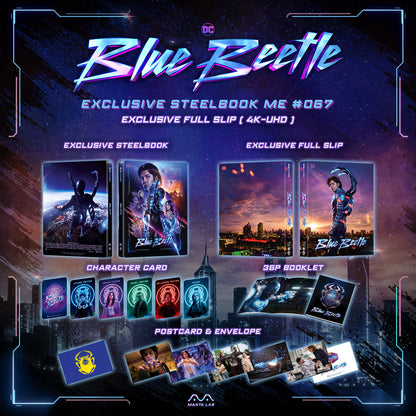 Blue Beetle 4K Full Slip SteelBook (ME#67)(Hong Kong)