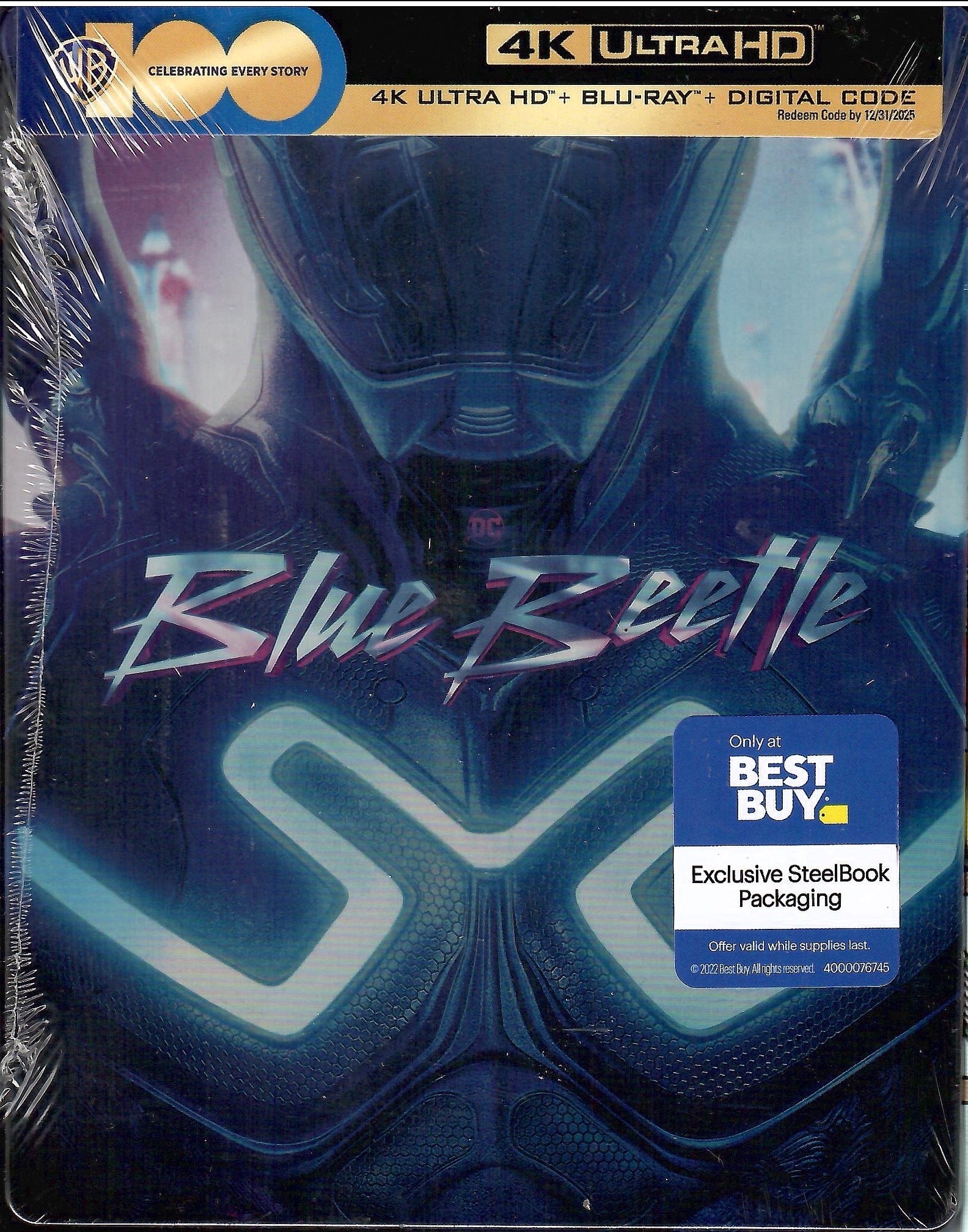 8x4 Sticker Blue Beetle Decals Blue Beetle 4-Color Decal Sheet - 8x4 Inch ...