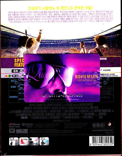 Bohemian Rhapsody 4K Full Slip SteelBook (WC#11)(Korea)
