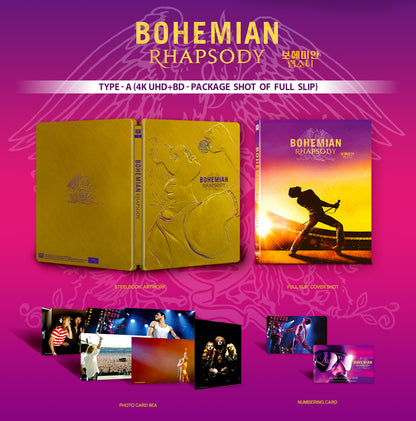 Bohemian Rhapsody 4K Full Slip SteelBook (WC#11)(Korea)