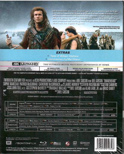 Braveheart 4K SteelBook (Czech)