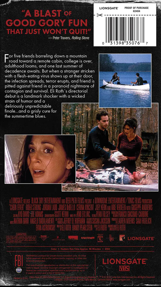 Cabin Fever VHS: Uncut Version - Be Kind, Rewind Edition (Exclusive)