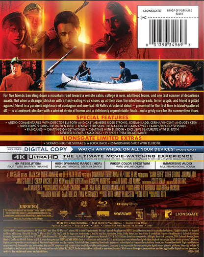 Cabin Fever 4K SteelBook: Unrated w/ Lenticular Slip (Exclusive)