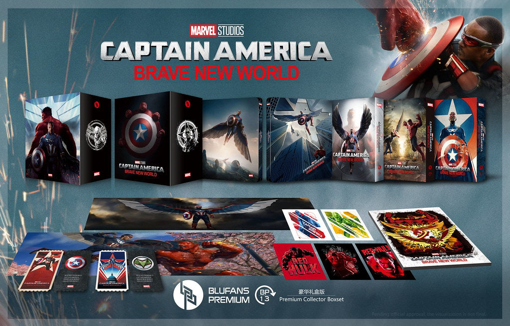 Captain America: Brave New World 1-Click SteelBook (BP#013)(EMPTY)(China)