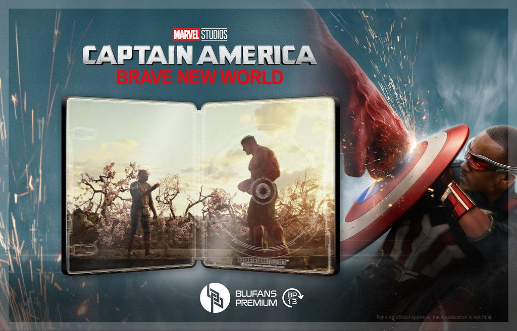 Captain America: Brave New World Full Slip SteelBook (BP#013)(EMPTY)(China)