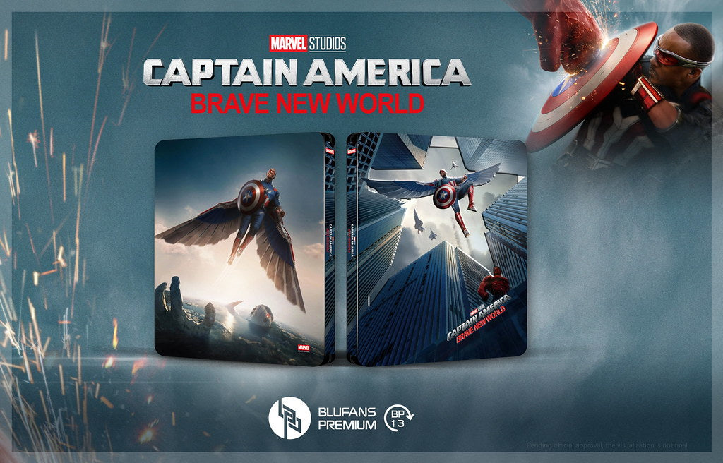 Captain America: Brave New World Full Slip SteelBook (BP#013)(EMPTY)(China)
