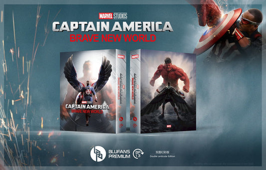 Captain America: Brave New World Double Lenticular SteelBook (BP#013)(EMPTY)(China)