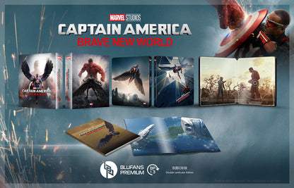 Captain America: Brave New World Double Lenticular SteelBook (BP#013)(EMPTY)(China)