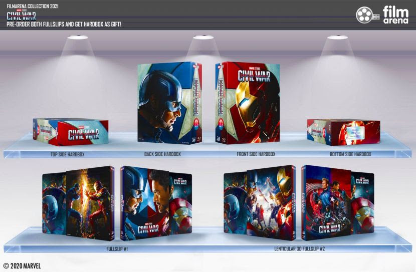 Captain America: Civil War 3D 1-Click SteelBook (FAC#148)(Czech)