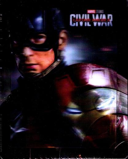 Captain America: Civil War 3D SteelBook + Lenticular Magnet (Czech)