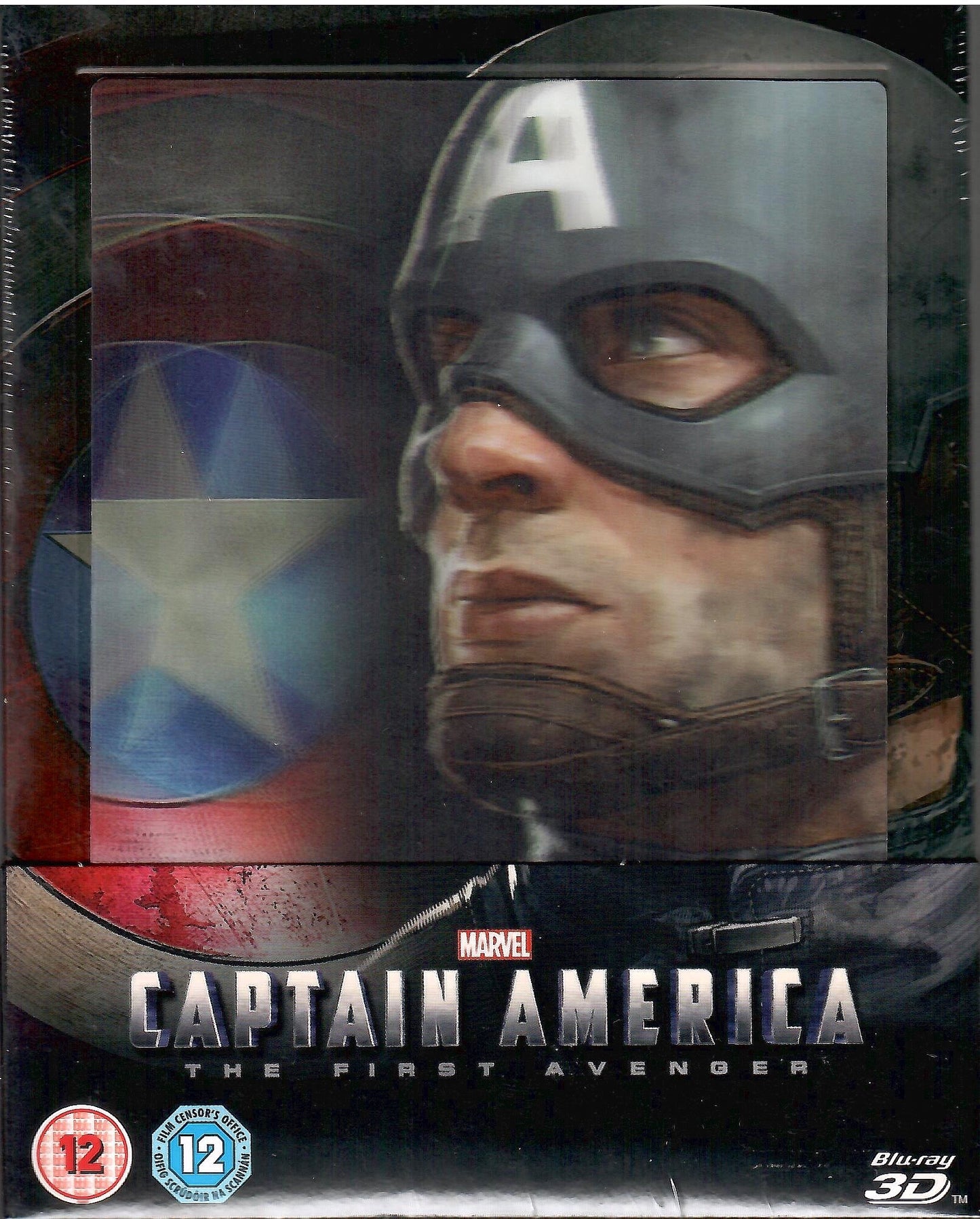 Captain America: The First Avenger 3D SteelBook w/ Lenticular Magnet (2011)(UK)