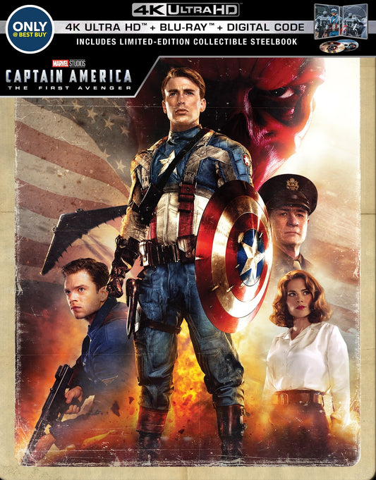 Captain America: The First Avenger 4K SteelBook (2011)(Exclusive)