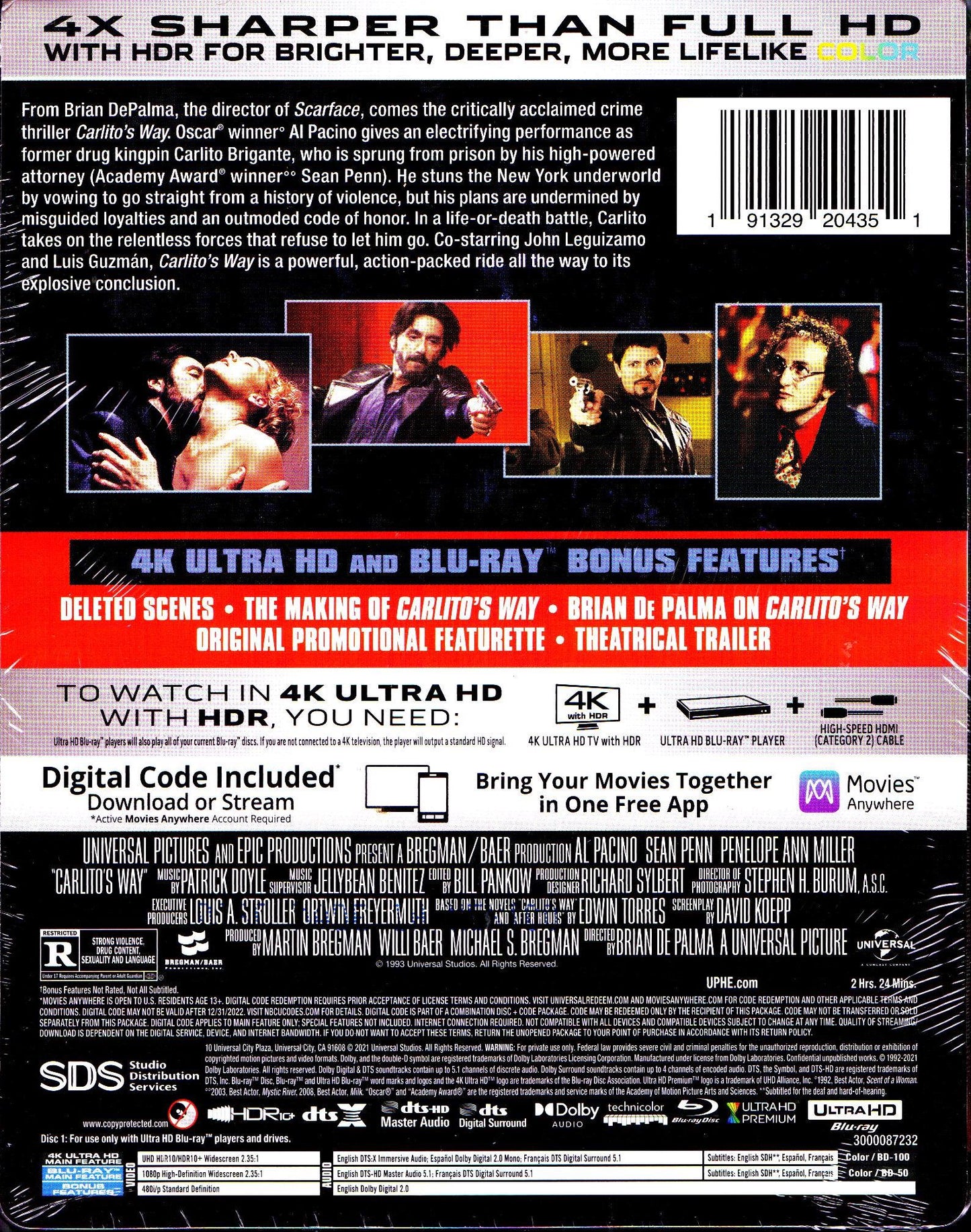 Carlito's Way 4K SteelBook (Exclusive)