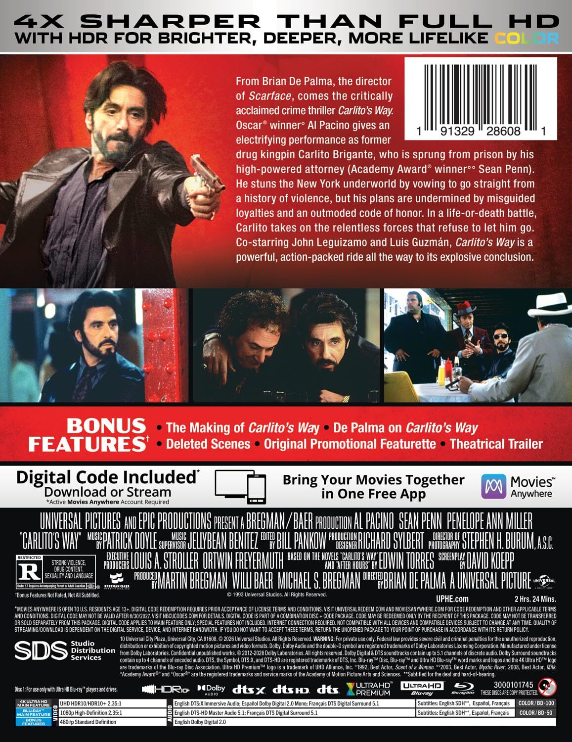 Carlito's Way 4K SteelBook (Re-release)
