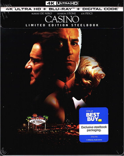 Casino 4K SteelBook (1995)(Exclusive)