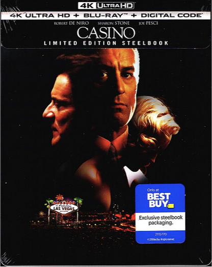 Casino 4K SteelBook (1995)(Exclusive)