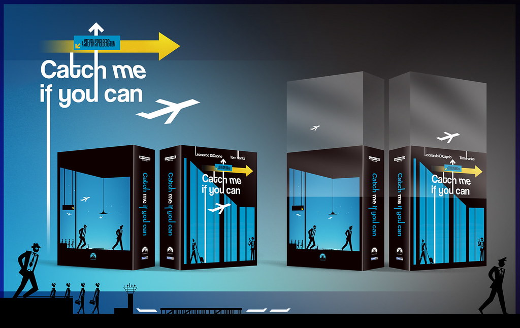 Catch Me If You Can 4K XL Full Slip SteelBook (OAB#77)(China)
