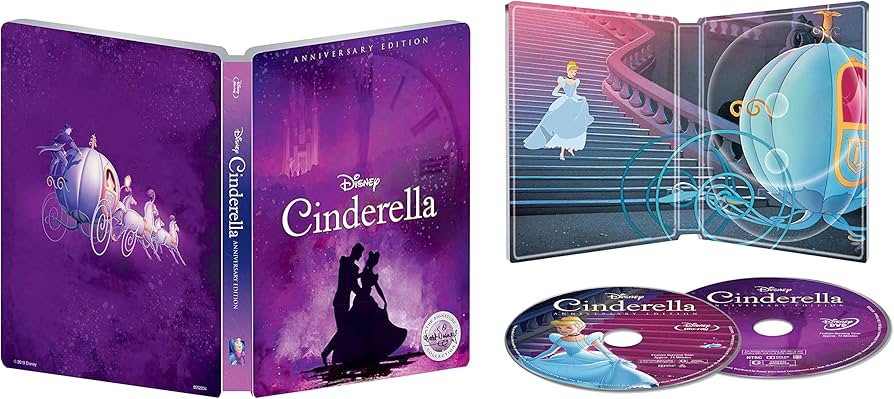 Cinderella SteelBook: Anniversary Edition (1950)(Exclusive)