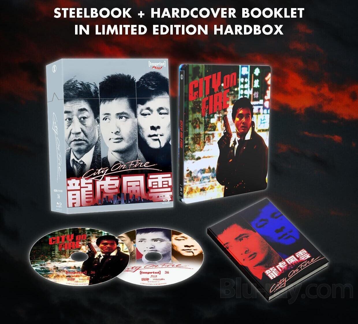 City on Fire 4K Full Slip SteelBook (Australia)