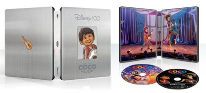 Coco 4K SteelBook: Disney 100th Anniversary Edition (2017)(Exclusive)