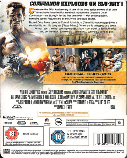 Commando SteelBook: Director's Cut (UK)