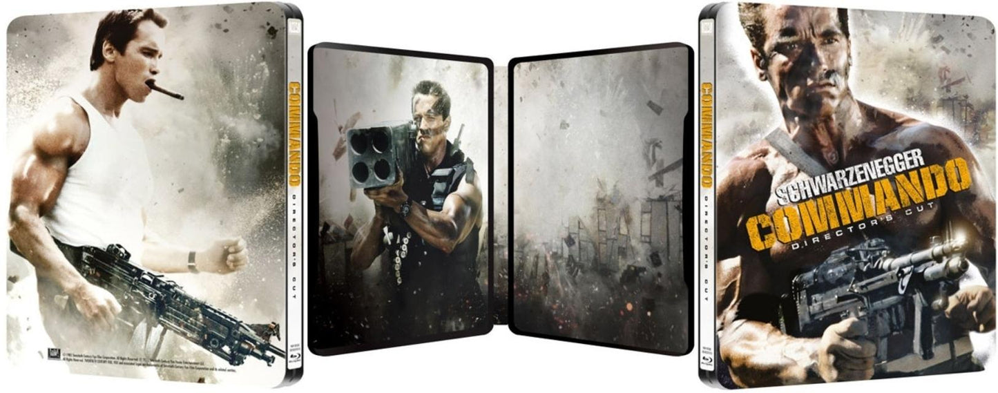 Commando Full Slip SteelBook: Director's Cut w/ Lenticular Magnet (FAC#10)(Czech)