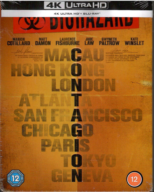 Contagion 4K SteelBook (UK)