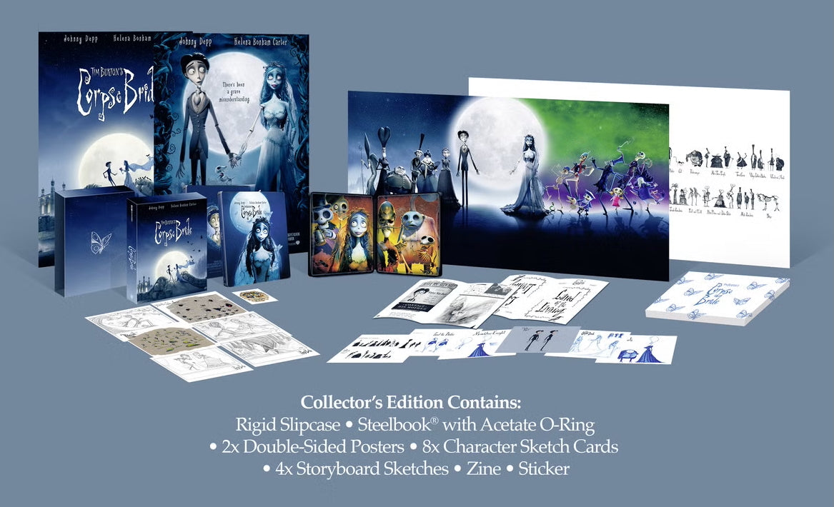 Corpse Bride 4K Full Slip SteelBook: Ultimate Collector's Edition (UK)