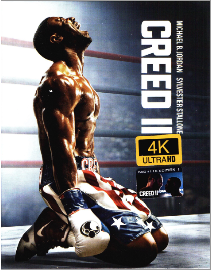 Creed II 4K Full Slip SteelBook + Lenticular Magnet (2018)(FAC#118)(Czech)