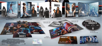 Creed II 4K Full Slip SteelBook + Lenticular Magnet (2018)(FAC#118)(Czech)