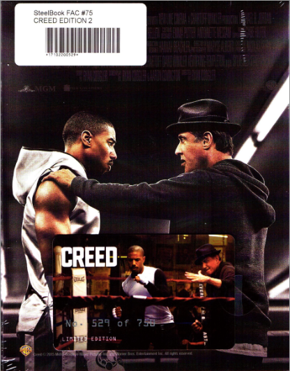 Creed Lenticular SteelBook (2015)(FAC#75)(Czech)