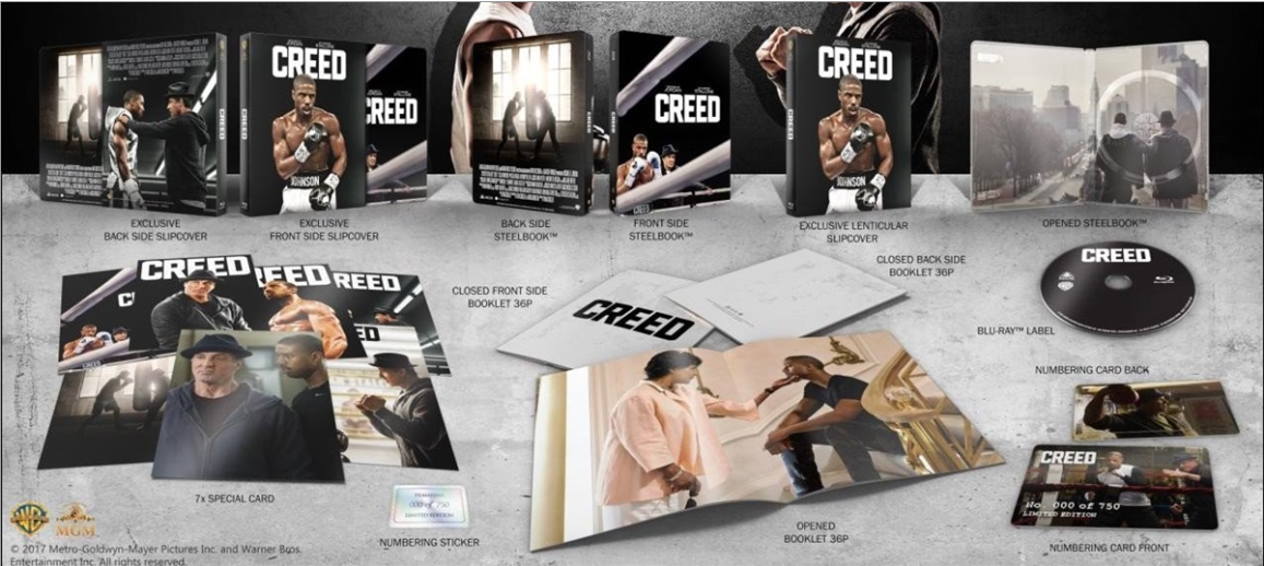 Creed Lenticular SteelBook (2015)(FAC#75)(Czech)