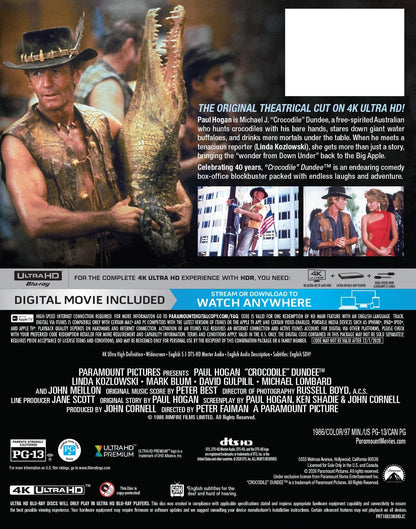 Crocodile Dundee 4K SteelBook (1986)
