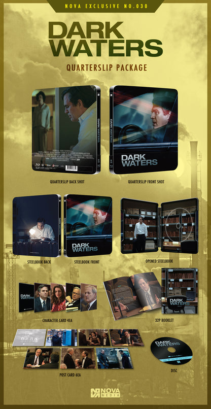 Dark Waters 1-Click SteelBook (2019)(NE#30)(Korea)