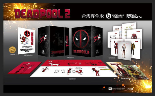 Deadpool 2: Once Upon a Deadpool 4K 1-Click SteelBook: Unrated Super Duper Cut (2018)(Blufans#54)(China)