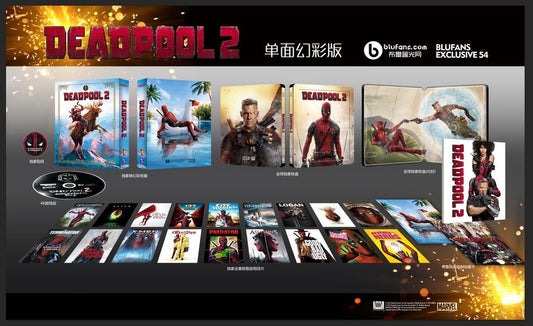 Deadpool 2 4K Lenticular SteelBook (2018)(Blufans#54)(China)