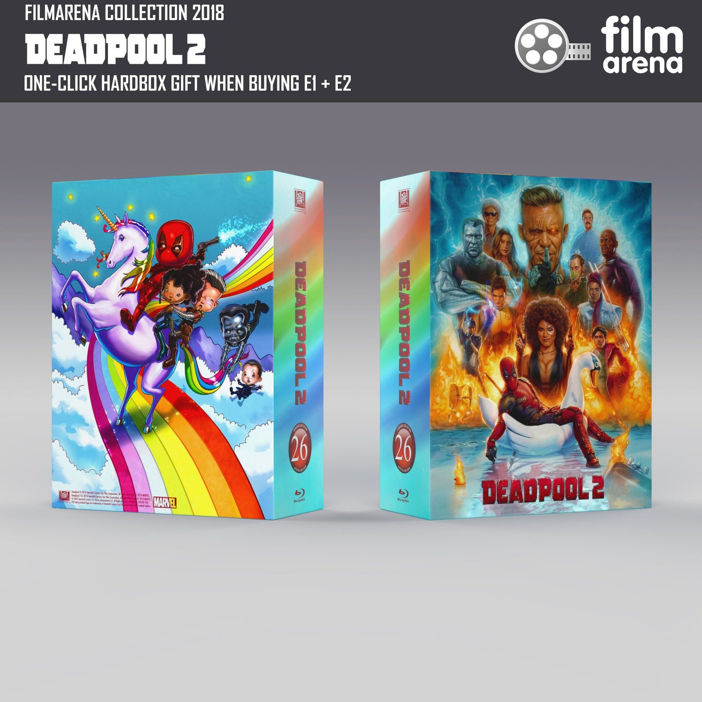 Deadpool 2: Unrated 1-Click SteelBook (2018)(FAC#107)(Czech)