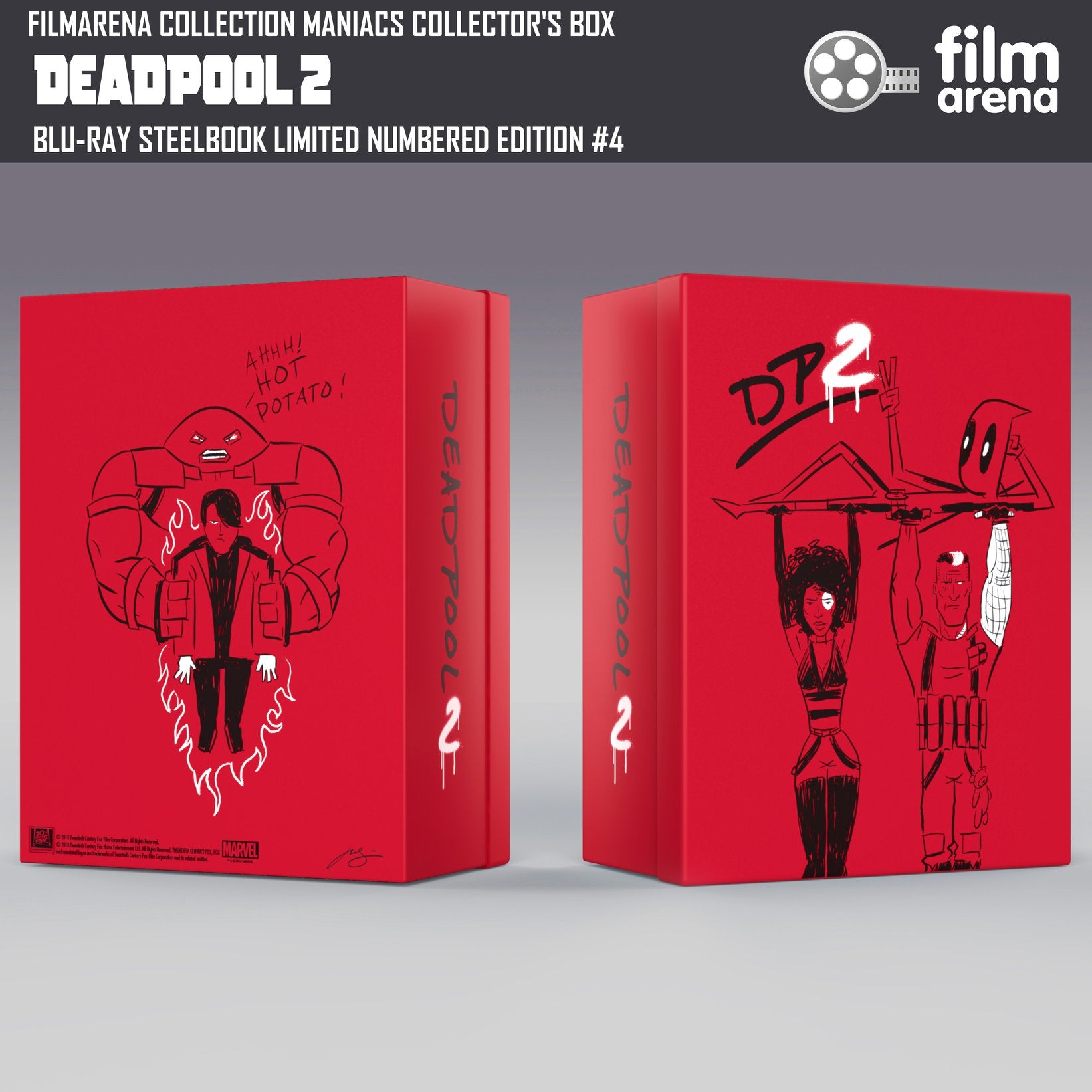Deadpool 2: Unrated 4K XL 1-Click SteelBook Maniacs Box Set (2018)(FAC ...