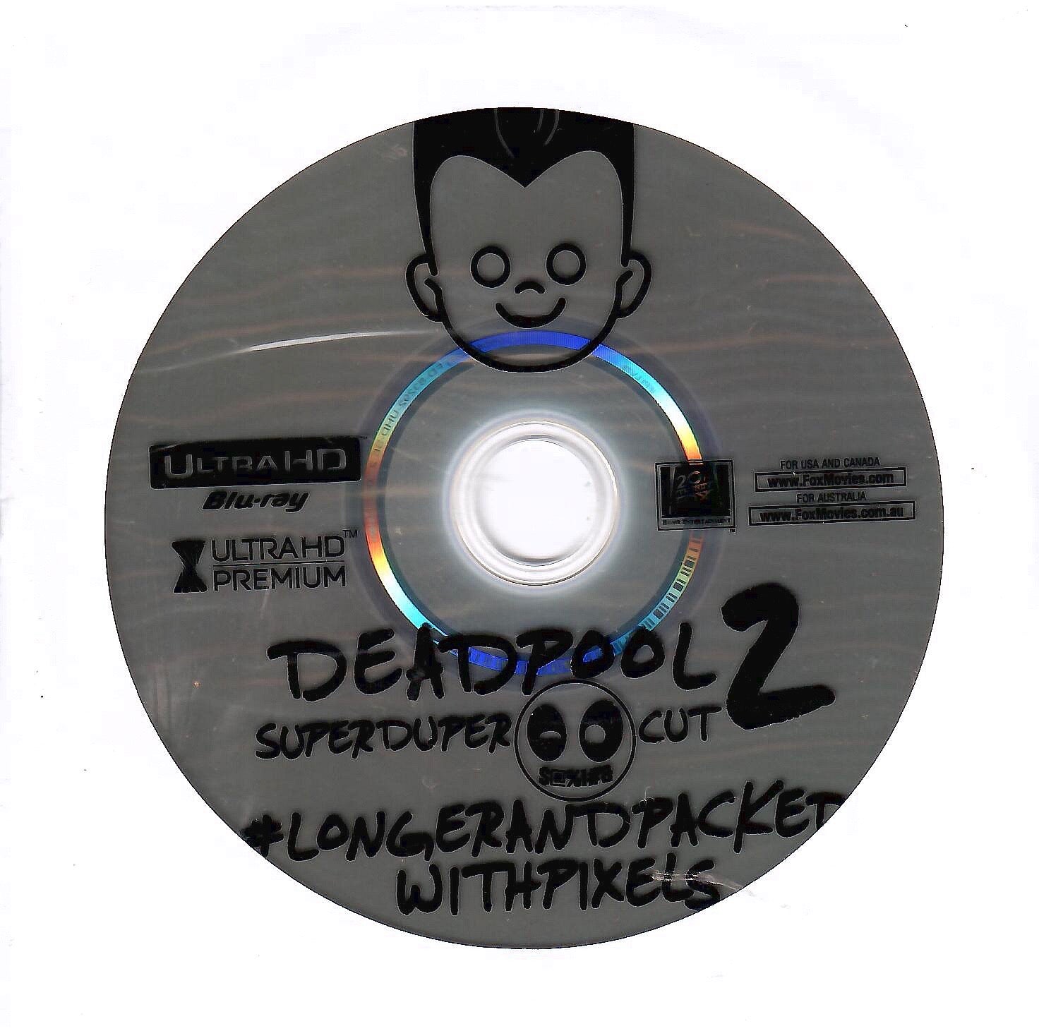 Deadpool 2: Unrated Super Duper Cut 4K Disc (2018) – Blurays For Everyone