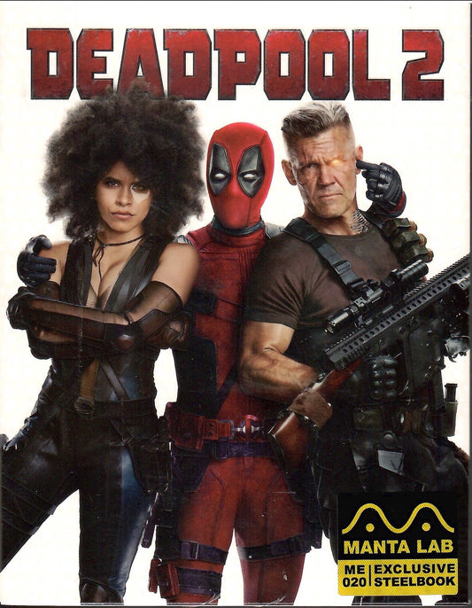 Deadpool 2: Unrated 4K Full Slip SteelBook (2018)(ME#20)(Hong Kong)