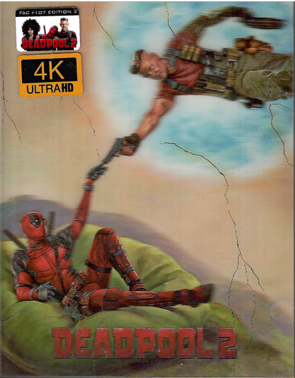 Deadpool 2: Unrated 4K XL Double Lenticular SteelBook (2018)(FAC#107)(Czech)