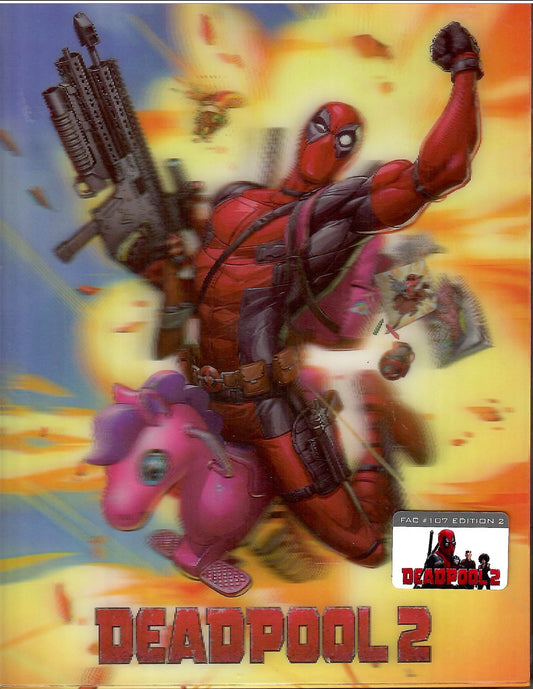 Deadpool 2: Unrated Lenticular SteelBook (2018)(FAC#107)(Czech)