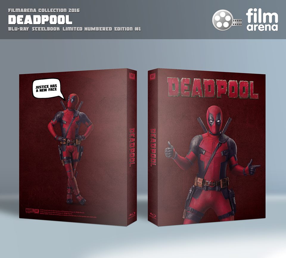 Deadpool Full Slip SteelBook + Lenticular Magnet (2016)(FAC#48)(Czech)